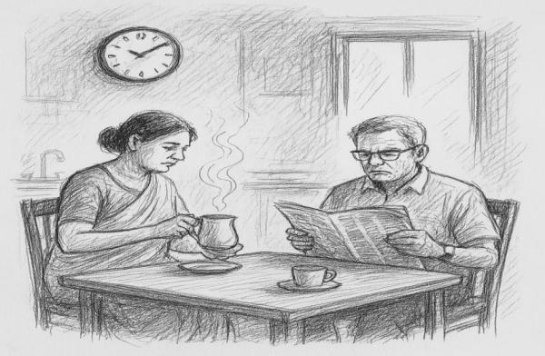 बासी रोटी  मुसाफ़िर